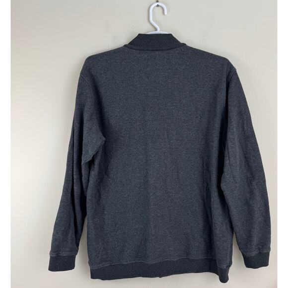 Linksoul Quarter Zip Pullover Men's XXL Long Sleeve Golf Sweatshirt Gray - Picture 2 of 8